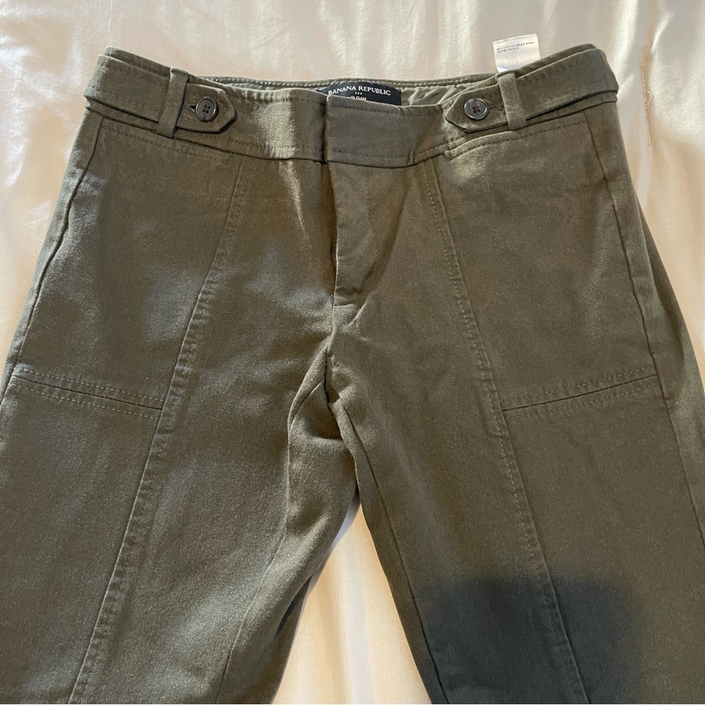 Banana Republic Sloan Fit Stretch Women’s Pants size 0P - Picture 2 of 4
